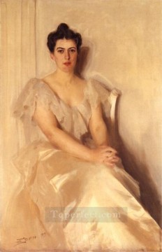 Anders Zorn Painting - Mrs Frances Cleveland foremost Sweden Anders Zorn